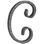 accessoire de ferronnerie, volute en fer forgé