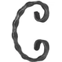 accessoire de ferronnerie, volute en fer forgé