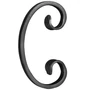 accessoire de ferronnerie, volute en fer forgé