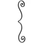 accessoire de ferronnerie, volute en fer forgé