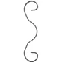 accessoire de ferronnerie, volute en fer forgé