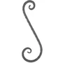 accessoire de ferronnerie, volute en fer forgé
