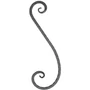 accessoire de ferronnerie, volute en fer forgé