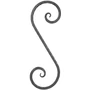 accessoire de ferronnerie, volute en fer forgé