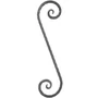 accessoire de ferronnerie, volute en fer forgé