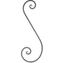 accessoire de ferronnerie, volute en fer forgé
