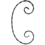accessoire de ferronnerie, volute en fer forgé