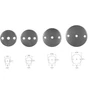 Platine, différentes dimensions