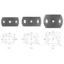 Platine, différentes dimensions