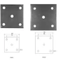Platine, différentes dimensions