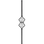 accessoire de ferronnerie, barreau en fer forgé