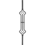 accessoire de ferronnerie, barreau en fer forgé