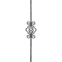 accessoire de ferronnerie, barreau en fer forgé