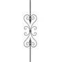 accessoire de ferronnerie, barreau en fer forgé