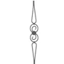 accessoire de ferronnerie, barreau en fer forgé
