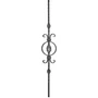accessoire de ferronnerie, barreau en fer forgé