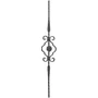 accessoire de ferronnerie, barreau en fer forgé