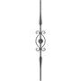 accessoire de ferronnerie, barreau en fer forgé