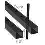 Tube carré perforé 40x40x3mm, différentes dimensions de trous