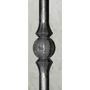 Barreau en fer forgé, profil rond lisse, différentes dimensions et pointes de lance