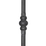 Barreau en fer forgé, profil carré biseauté, différentes dimensions et pointes de lance