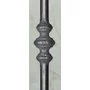 Barreau en fer forgé, profil rond lisse, différentes dimensions et pointes de lance