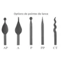 Barreau en fer forgé, profil rond lisse, différentes dimensions et pointes de lance