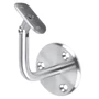 Support de main courante pour tube rond, articulé, inox (AISI 304), différentes dimensions