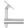 Support de main courante pour tube carré, à fixer sur tube carré, réglable en hauteur, articulé, inox (AISI 304)