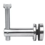 Support de main courante pour tubes ronds et carrés, à fixer sur du verre, réglable en hauteur, inox (AISI 304), différentes dimensions