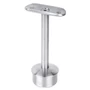 Support de main courante rond, pour tube rond, inox (AISI 304), différentes dimensions