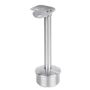 Support de main courante rond, pour tube rond, avec plaque de support 90°, inox (AISI 304), différentes dimensions