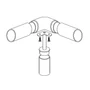 Image 3/4 - Support de main courante rond, pour tube rond, avec plaque de support 90°, inox (AISI 304), différentes dimensions