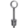 Support de main courante rond, pour tube rond, articulé, réglable en hauteur, inox (AISI 304), différentes dimensions