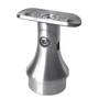 Support de main courante rond, pour tube rond, articulé, inox (AISI 304), différentes dimensions