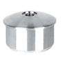 Embout bombé pour tube rond avec filetage M8, inox (AISI 304), différentes dimensions