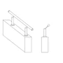 Embout demi-sphérique pour tube rond avec filetage M8, inox (AISI 304), différentes dimensions