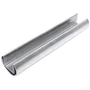 Tube rond à rainure avec insert en caoutchouc, inox (AISI 304), différentes tailles