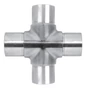 Raccord en Croix 90°, inox (AISI 304), différentes dimensions