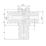 Raccord en T, inox (AISI 304)