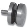 Point de fixation pour verre à fixer sur plat, inox (AISI 304)