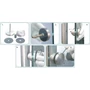 Point de fixation pour verre à fixer sur tube rond, inox (AISI 304), différentes dimensions