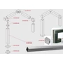Rosace de couverture pour platine murale 30.002S.04S, inox (AISI 304)