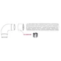 Raccordpour arc d'angle, inox (AISI 304)