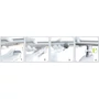 Support de main courante et connecteur pour tube rond, pour tube rond, inox (AISI 316), différentes dimensions