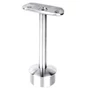 Support de main courante rond, pour tube rond, inox (AISI 316), différentes dimensions