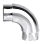 Coude 90°, inox (AISI 316), poli miroir