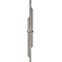 Barreau inox (AISI 304) avec collier en laiton, différentes épaisseurs de matériau