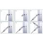 Embout fileté orientable pour câble inox (AISI 316), différentes dimensions