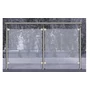 Garde-corps en verre inox